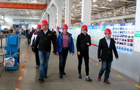 2016年4月27日，德國富爾達(dá)代表團(tuán)來上上電纜參觀考察