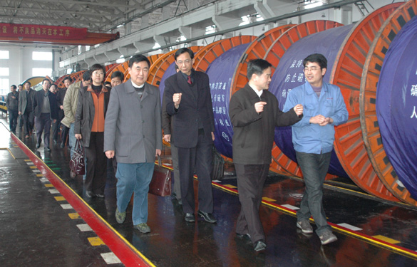 常州市人大領(lǐng)導(dǎo)一行20余人來(lái)上上集團(tuán)參觀指導(dǎo)